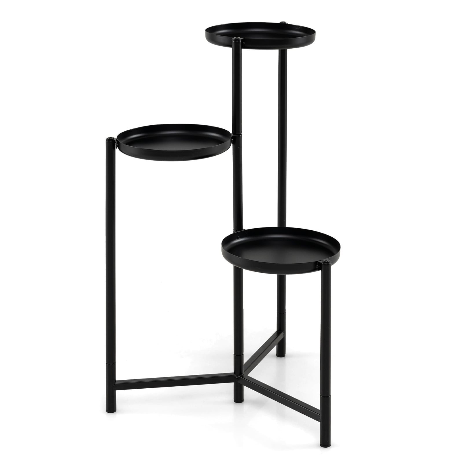 3-Tier Metal Plant Stand, Indoor Outdoor Tall Corner Flower Pot Holder Plant Stands Options at Gallery Canada