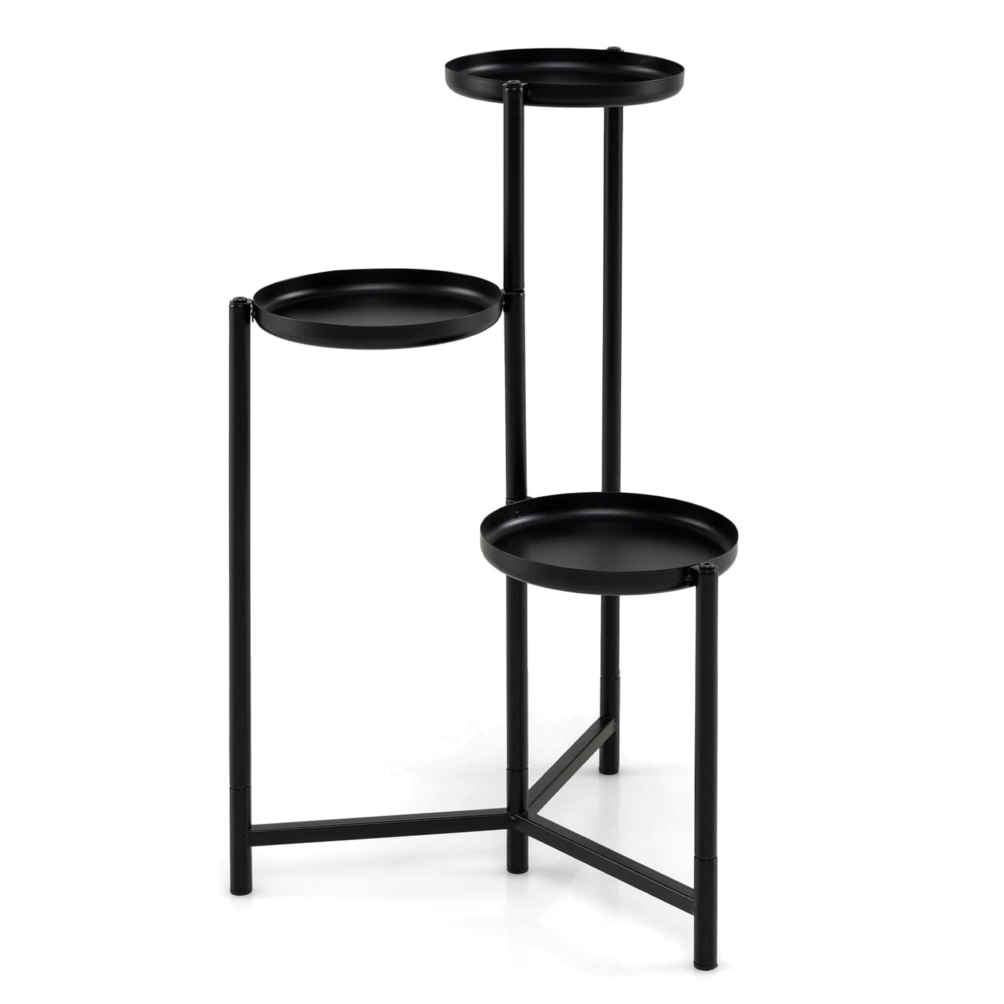 3-Tier Metal Plant Stand, Indoor Outdoor Tall Corner Flower Pot Holder Plant Stands Options at Gallery Canada