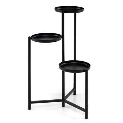 3-Tier Metal Plant Stand, Indoor Outdoor Tall Corner Flower Pot Holder Plant Stands Options at Gallery Canada