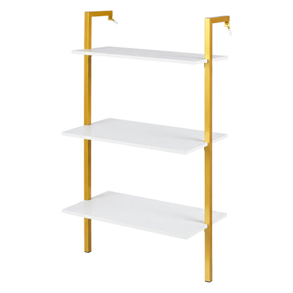 3-Tier Wall Mounted Wooden Floating Shelves Bookcases at Gallery Canada