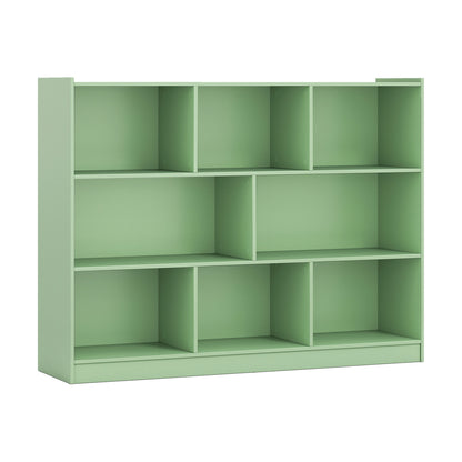 3-Tier Open Bookcase, 8-Cube Floor Shelves, Green Bookcases at Gallery Canada