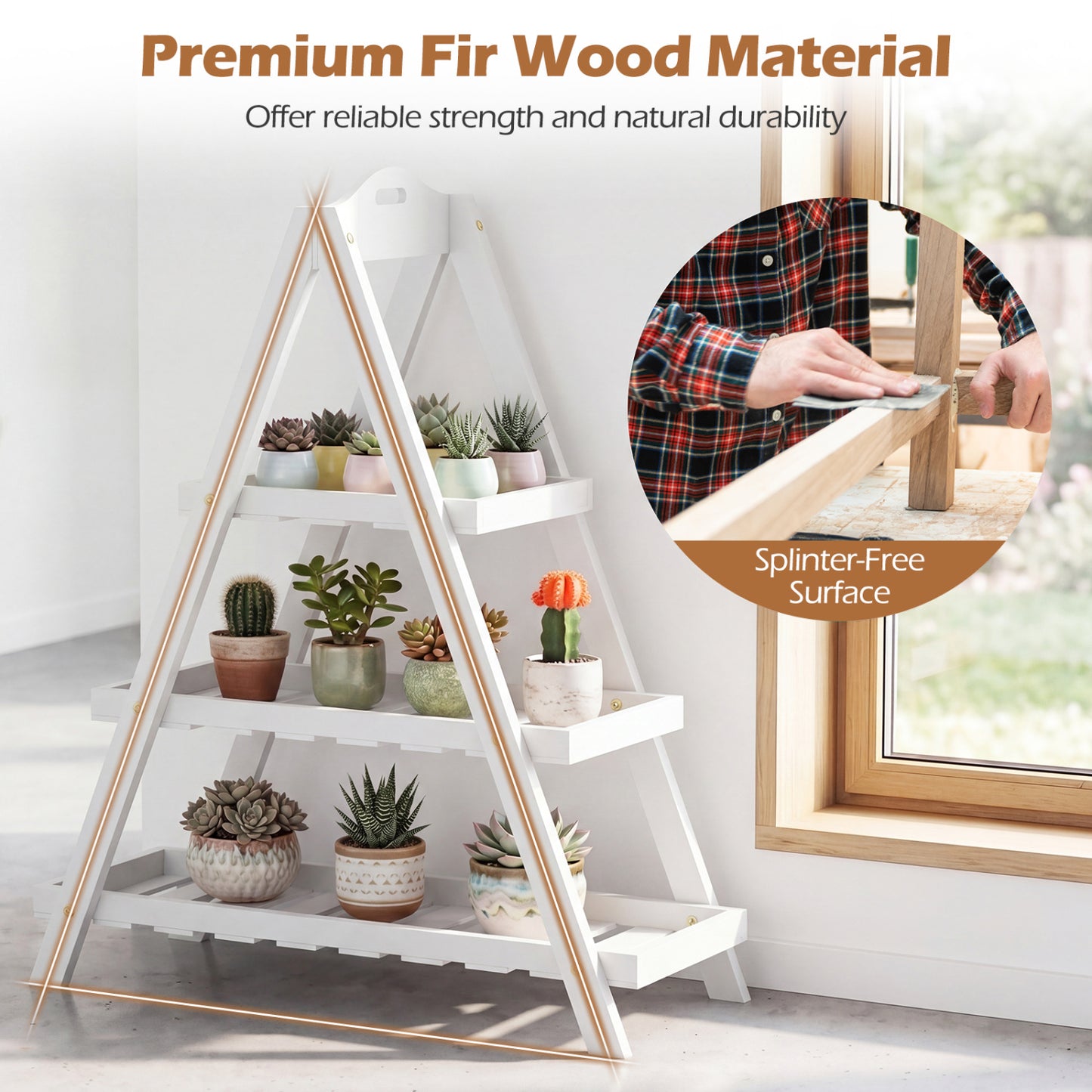 3-Tier Plant Stand Plant Stands at Gallery Canada