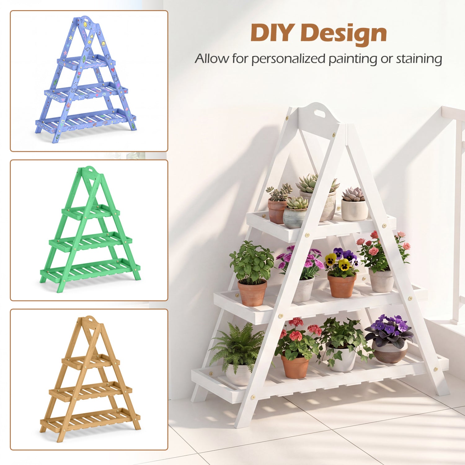 3-Tier Plant Stand Plant Stands at Gallery Canada