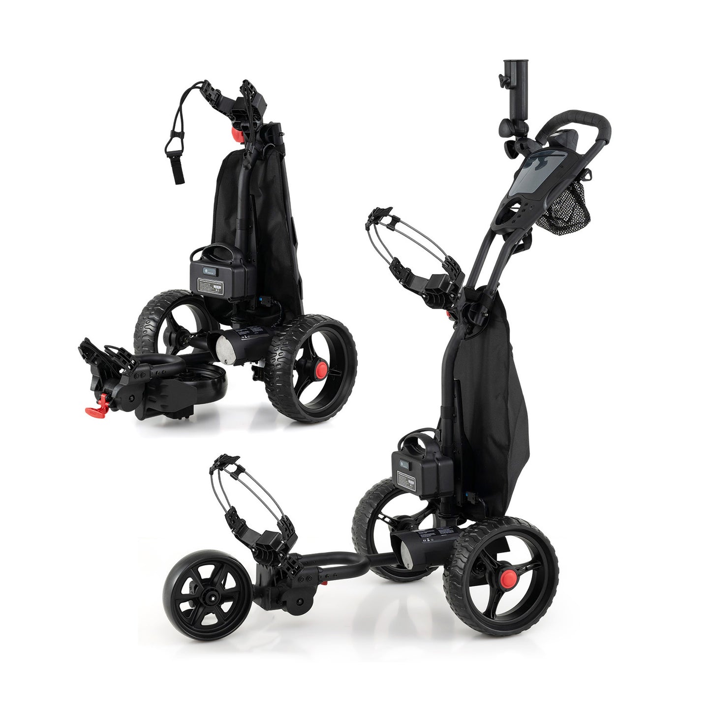 3 Wheel Golf Bag Cart with Adjustable Handle and 9 Speed Settings Golf at Gallery Canada