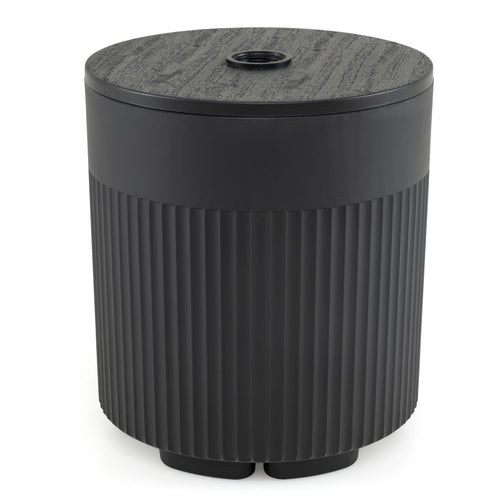 3-In-1 All-Weather HDPE Umbrella Base With Water Bag, 2” Hole, Black