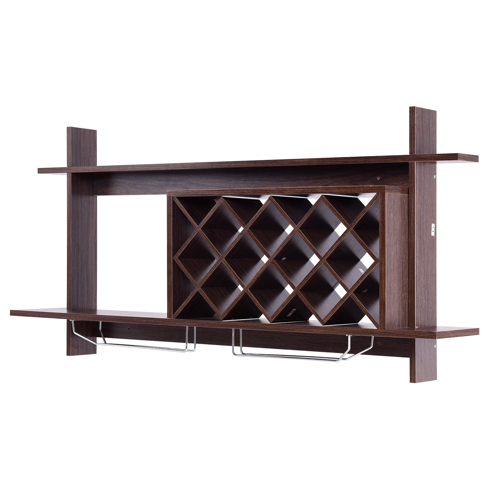 3-in-1 Dining Set: Windsor Chairs Industrial Sideboard & Wall-Mount Wine Rack Combo Dining Room Sets at Gallery Canada