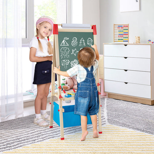 3-In-1 Double-Sided Adjustable Kid Easel, Multicolor