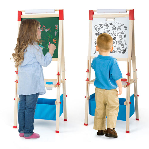 3-In-1 Double-Sided Adjustable Kid Easel, Multicolor