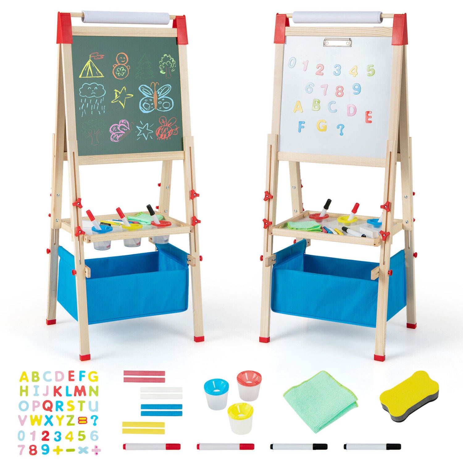 3-In-1 Double-Sided Adjustable Kid Easel, Multicolor Art Easels at Gallery Canada