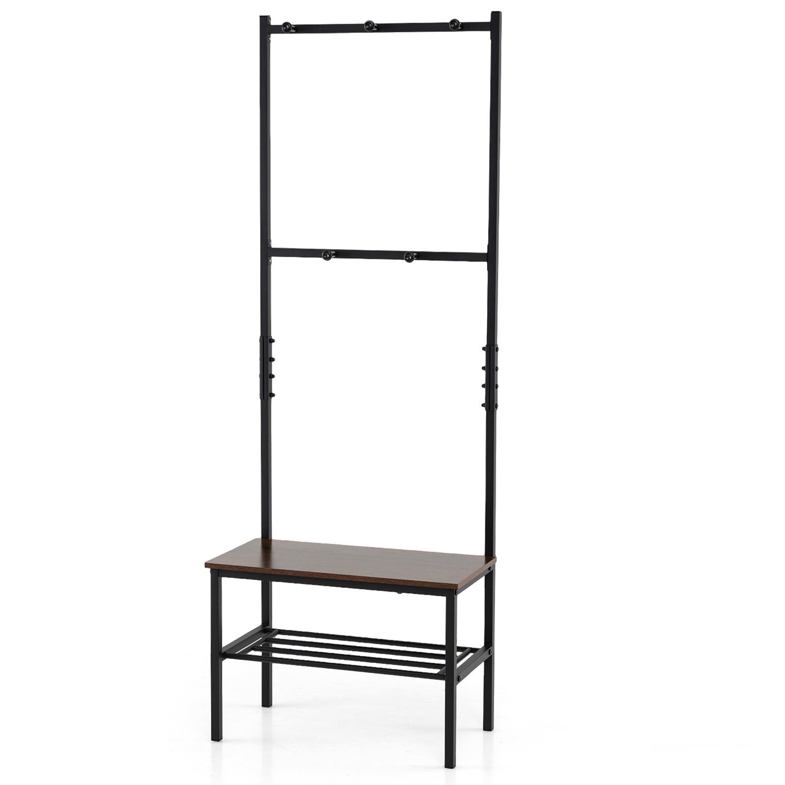 3-in-1 Hall Tree Freestanding Entryway Bench with Hooks Coat Racks & Hall Trees Options at Gallery Canada