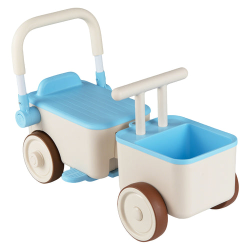3-in-1 Kids Ride On Push Car, Blue