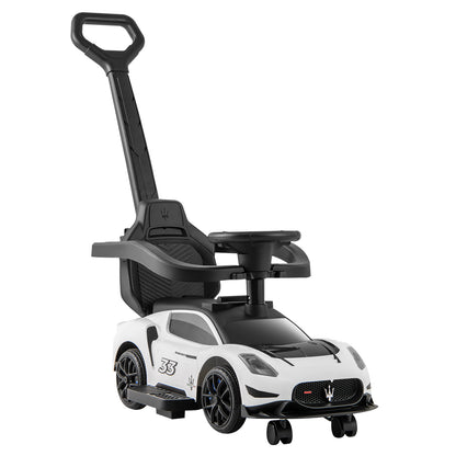 3-In-1 Ride On Push Car, White Push & Pedal Ride On Toys White at Gallery Canada