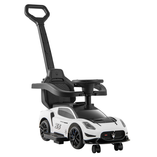 3-In-1 Ride On Push Car, White Push & Pedal Ride On Toys White at Gallery Canada