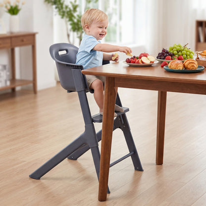 3-In-1 Washable Baby High Chair With Tray, Gray High Chairs at Gallery Canada