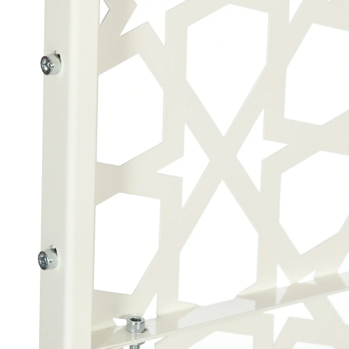 Metal Outdoor Privacy Screen, 36.2" x 17.7" x 78", White Side Awnings at Gallery Canada