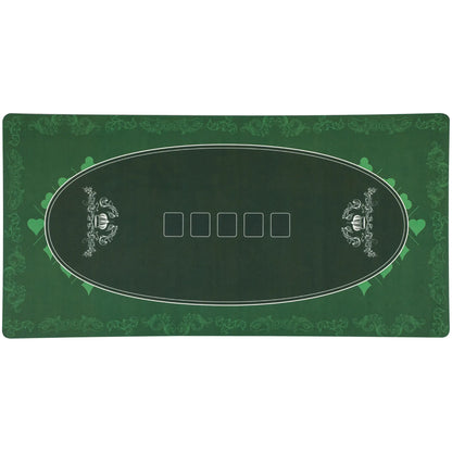 6 Player Poker Table Top Mat, Green Game Tables Green at Gallery Canada