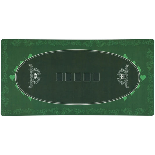 6 Player Poker Table Top Mat, Green Game Tables Green at Gallery Canada