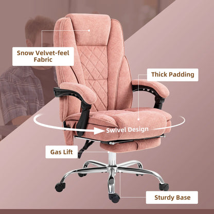 Massage Office Chair, Reclining Computer Chair, Adjustable Height, Pink Massage Chairs at Gallery Canada