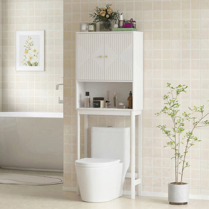 Over The Toilet Storage Cabinet, Adjustable Shelf, Open Shelf, White Over The Toilet Storage at Gallery Canada