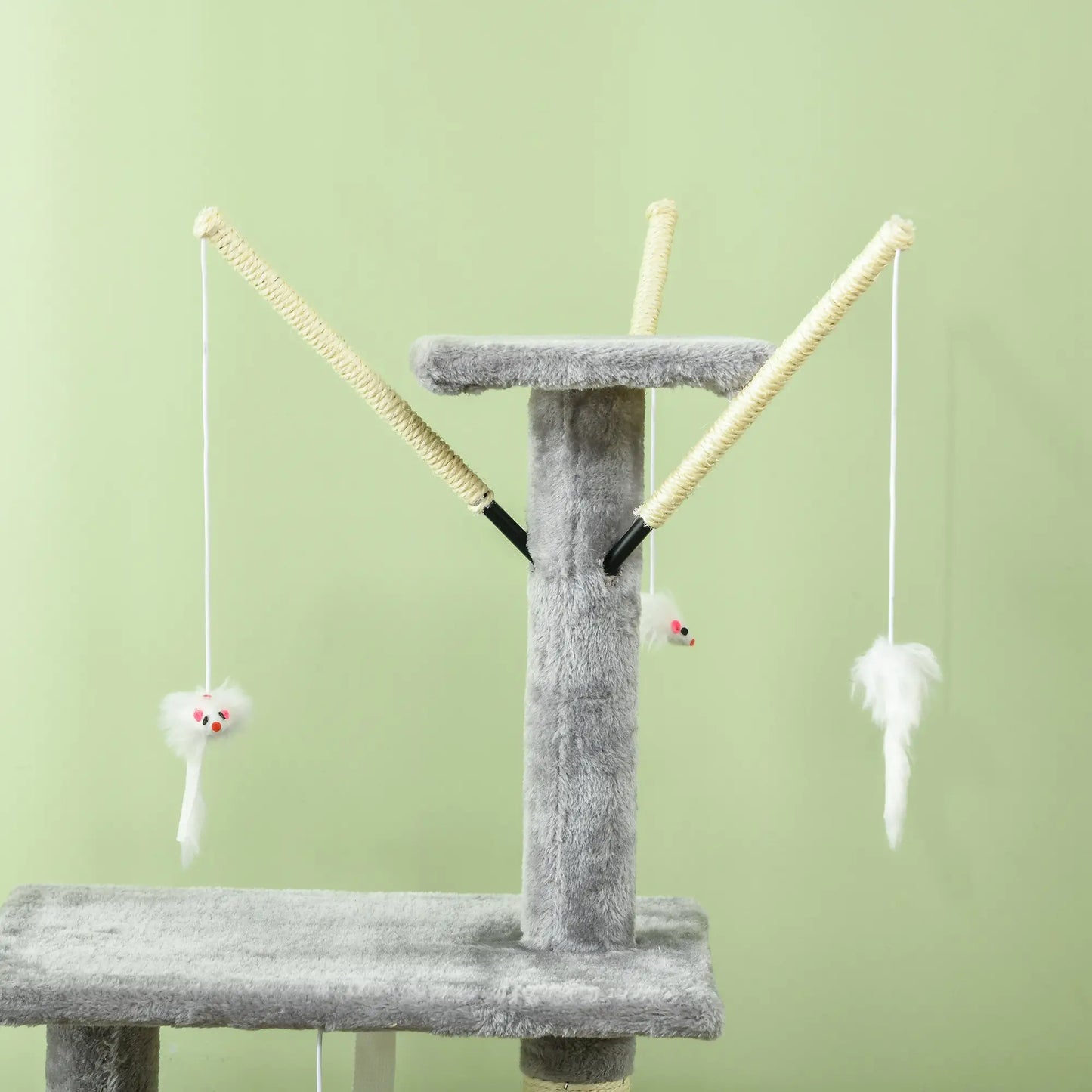 53 Cat Tree Tower, Kitten Activity Centre, Scratching Posts, Grey Cat Trees at Gallery Canada
