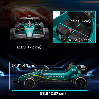 12V Electric Go Kart, Kids Ride On Car, 4 Shock Absorbing Wheels, Remote Control Electric Toy Cars at Gallery Canada