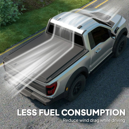 6.5ft Soft Tri-Fold Tonneau Cover, Black Automotive at Gallery Canada