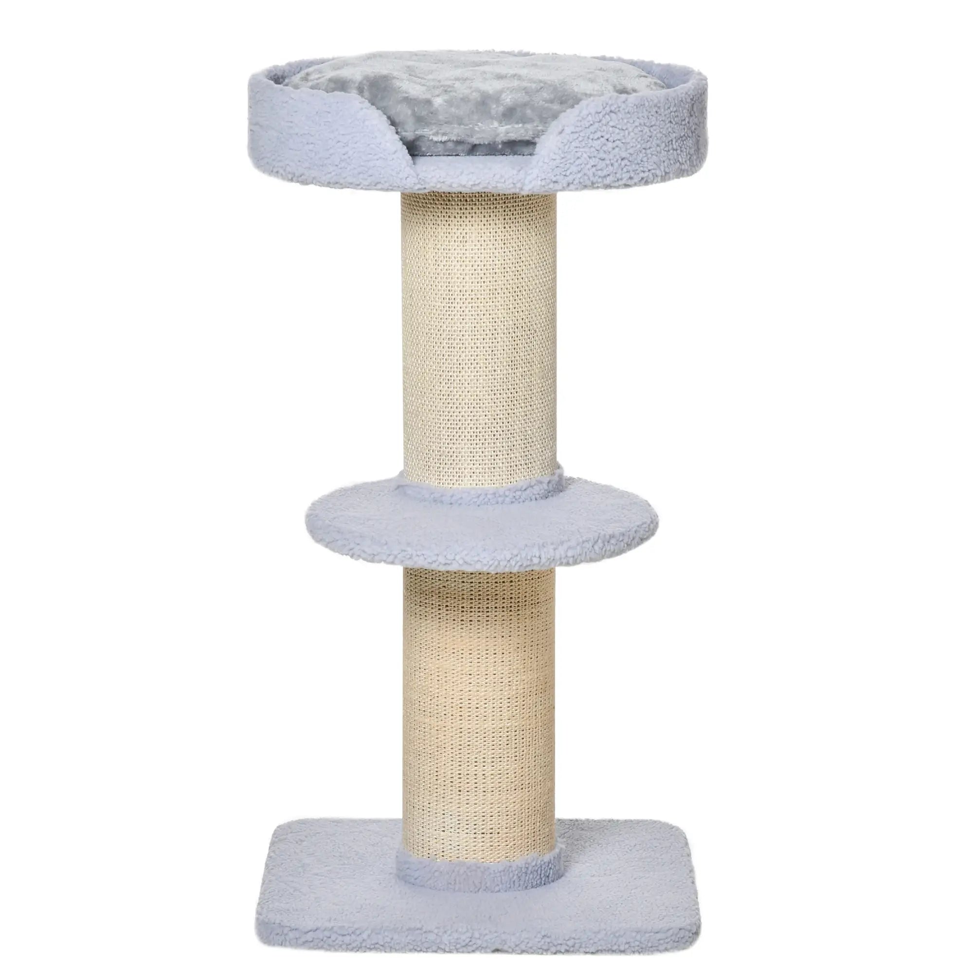 Cat Tree with Scratching Post, Bed, Cushion, Perch, 18