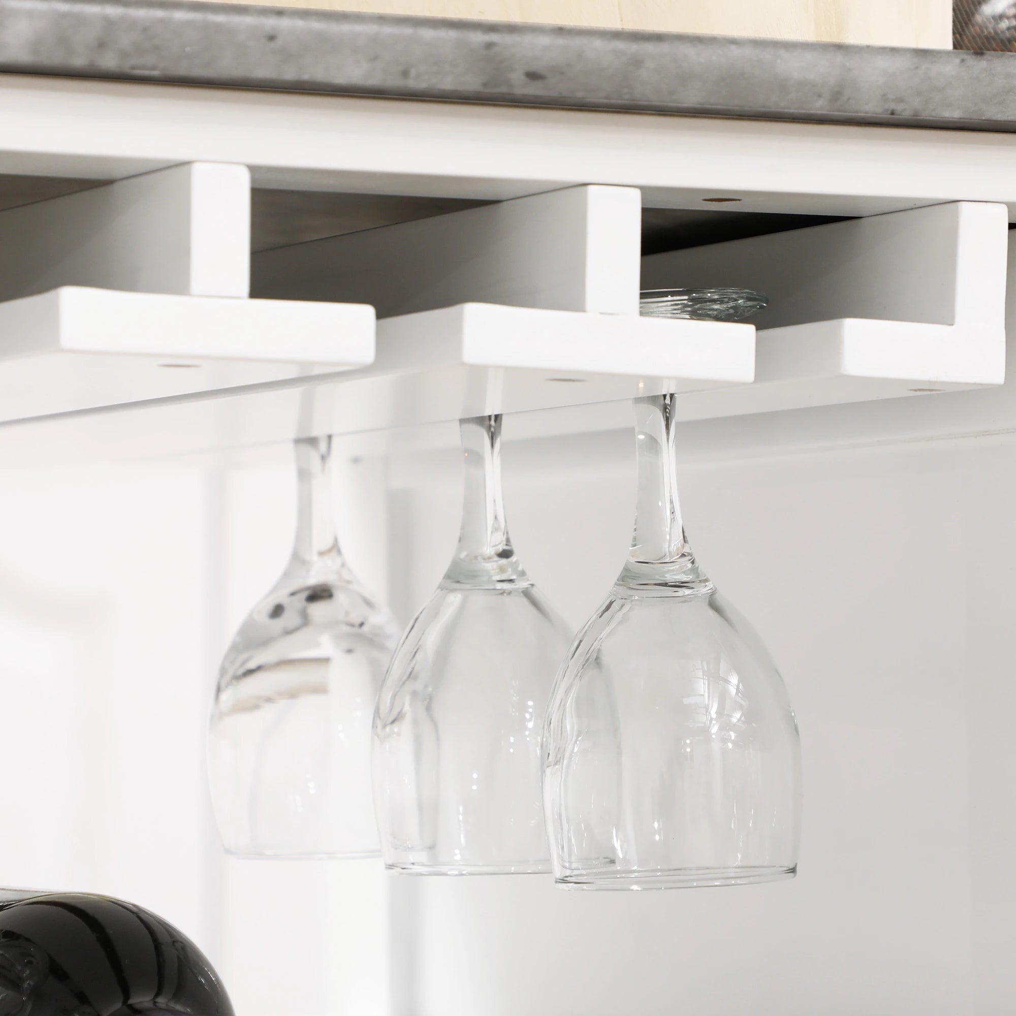 Rolling Kitchen Cart, Bar Cart with Wine Rack, Drawer, Shelves, White Kitchen Islands & Kitchen Carts at Gallery Canada