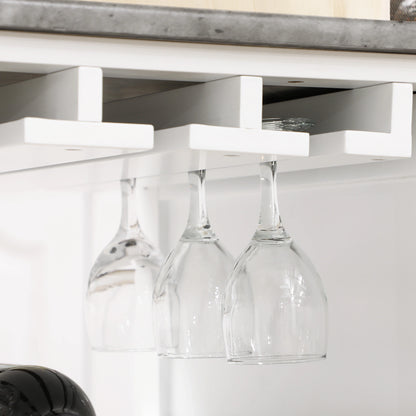 Rolling Kitchen Cart, Bar Cart with Wine Rack, Drawer, Shelves, White Kitchen Islands & Kitchen Carts at Gallery Canada