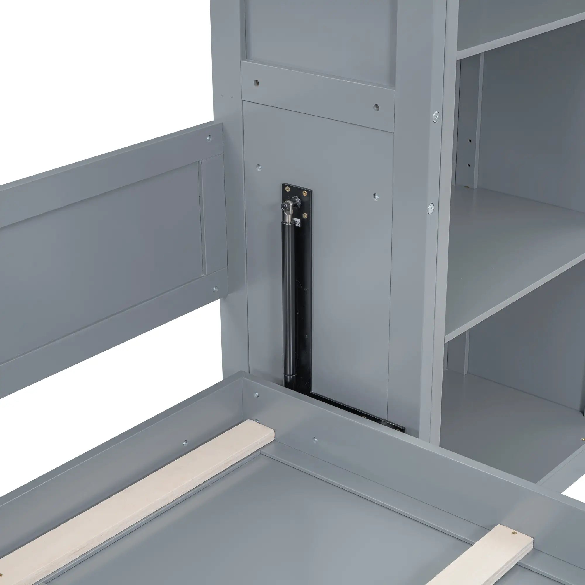 Murphy Bed with Storage, Dual Piston, Space-Saving, 94