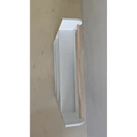 Étagère Murale pour Enfants, Bibliothèque Flottante 3 Niveaux pour 3-8 Ans, Blanc