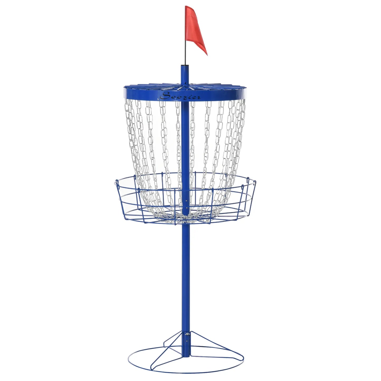 24-Chain Portable Disc Golf Basket, Easy Assembly, Lightweight, Deep Blue Baseball at Gallery Canada