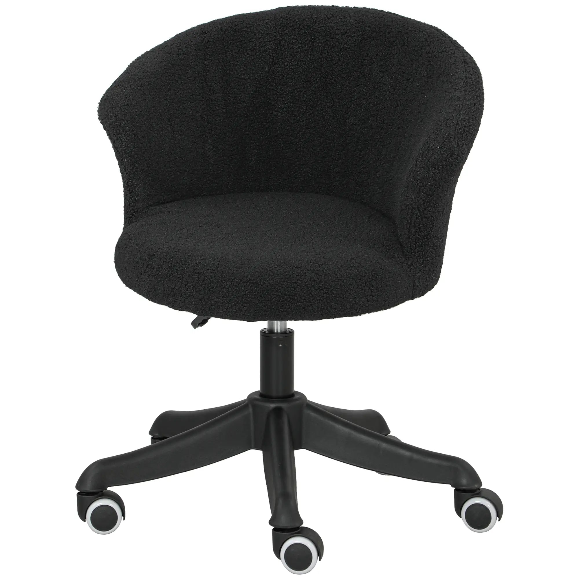 Armless Office Chair, Adjustable Height, Swivel Wheels, Mid Back, Black Task Chairs Black at Gallery Canada