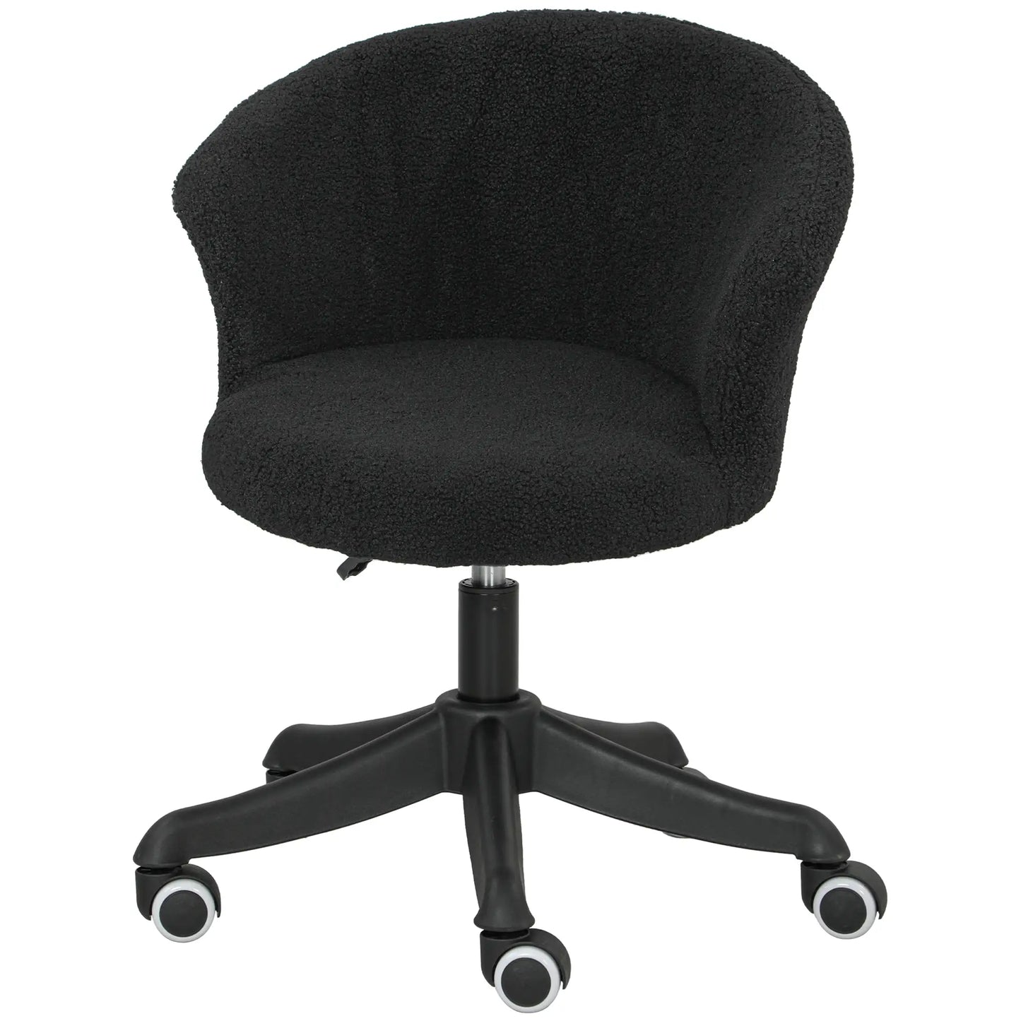 Armless Office Chair, Adjustable Height, Swivel Wheels, Mid Back, Black Task Chairs Black at Gallery Canada