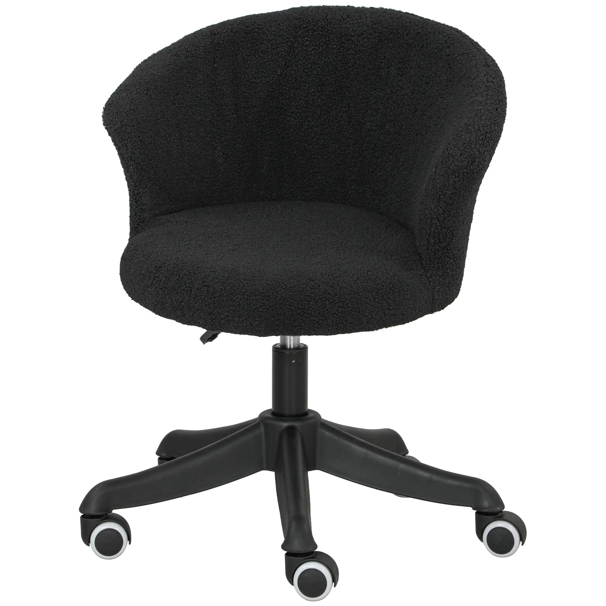 Armless Office Chair, Adjustable Height, Swivel Wheels, Mid Back, Black Task Chairs Black at Gallery Canada