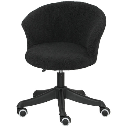 Armless Office Chair, Adjustable Height, Swivel Wheels, Mid Back, Black Task Chairs Black at Gallery Canada