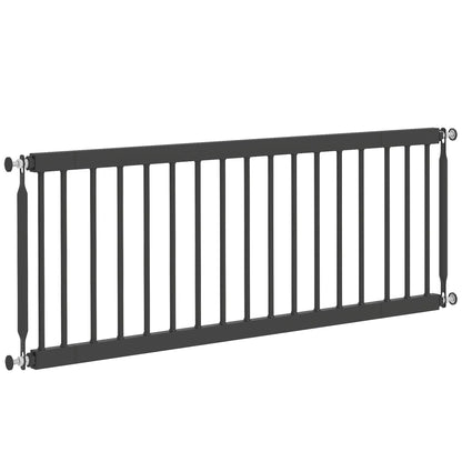 26"-37" Dog Gate, Adjustable Pet Gate, 14" Tall, Black Pet Gates Black at Gallery Canada