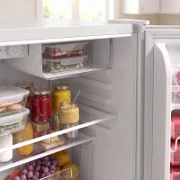 2.6 Cu Ft Mini Fridge, Compact Refrigerator, White