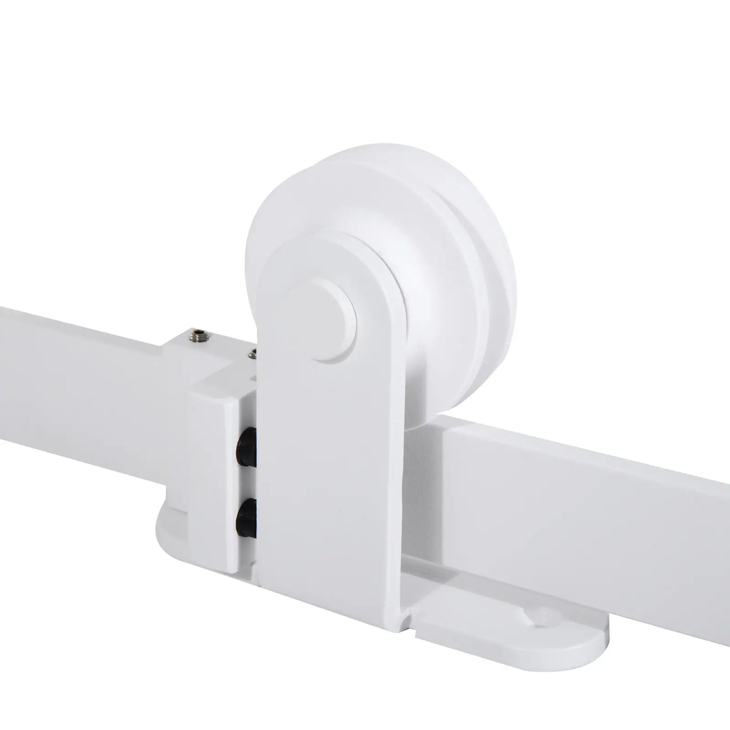 6FT Sliding Barn Door Track Kit, Heavy Duty, Fits 36" Door, White Door Hardware at Gallery Canada