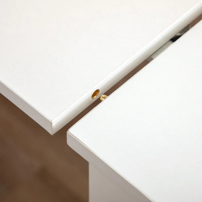 Extendable Dining Table, Expandable Kitchen Table, Seats 6, White Bar Tables & Dining Tables at Gallery Canada