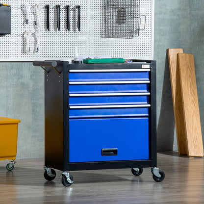 4-Drawer Tool Chest, Rolling Storage Cabinet, Blue Tool Organizers at Gallery Canada