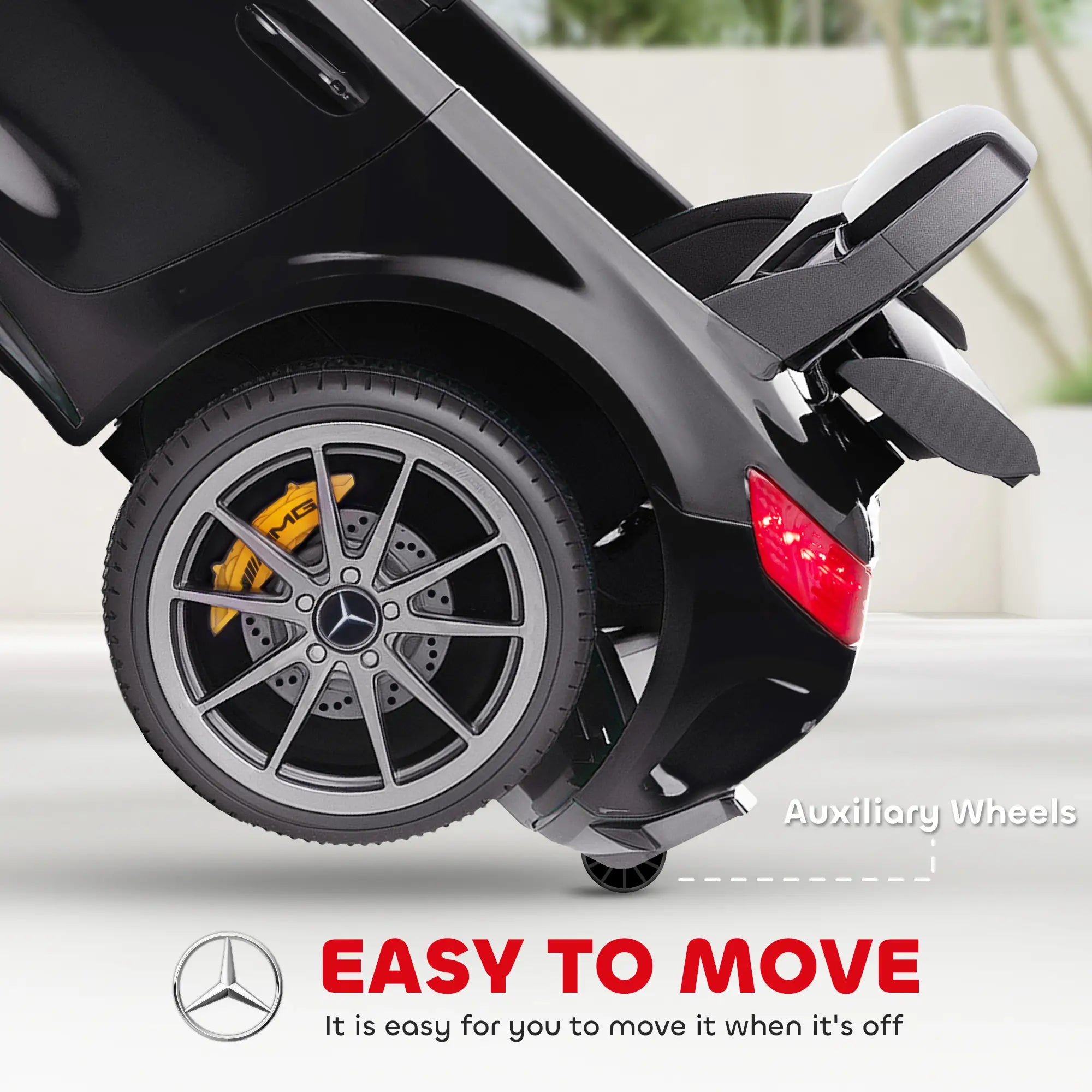 12V Battery Powered Kids Electric Car, Remote, Lights, Music Horn, Black Electric Toy Cars at Gallery Canada