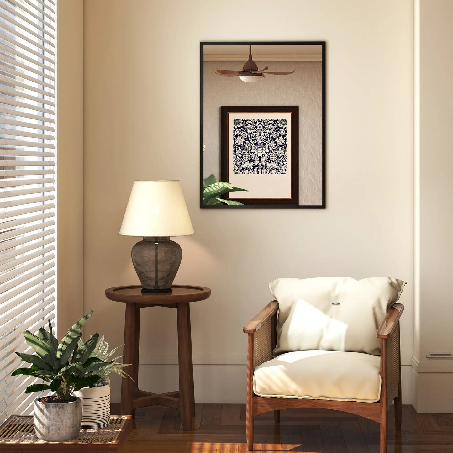 30" x 40" Black Rectangular Bathroom Mirror, Living Room Bedroom Entryway, Black Wall Mirrors at Gallery Canada