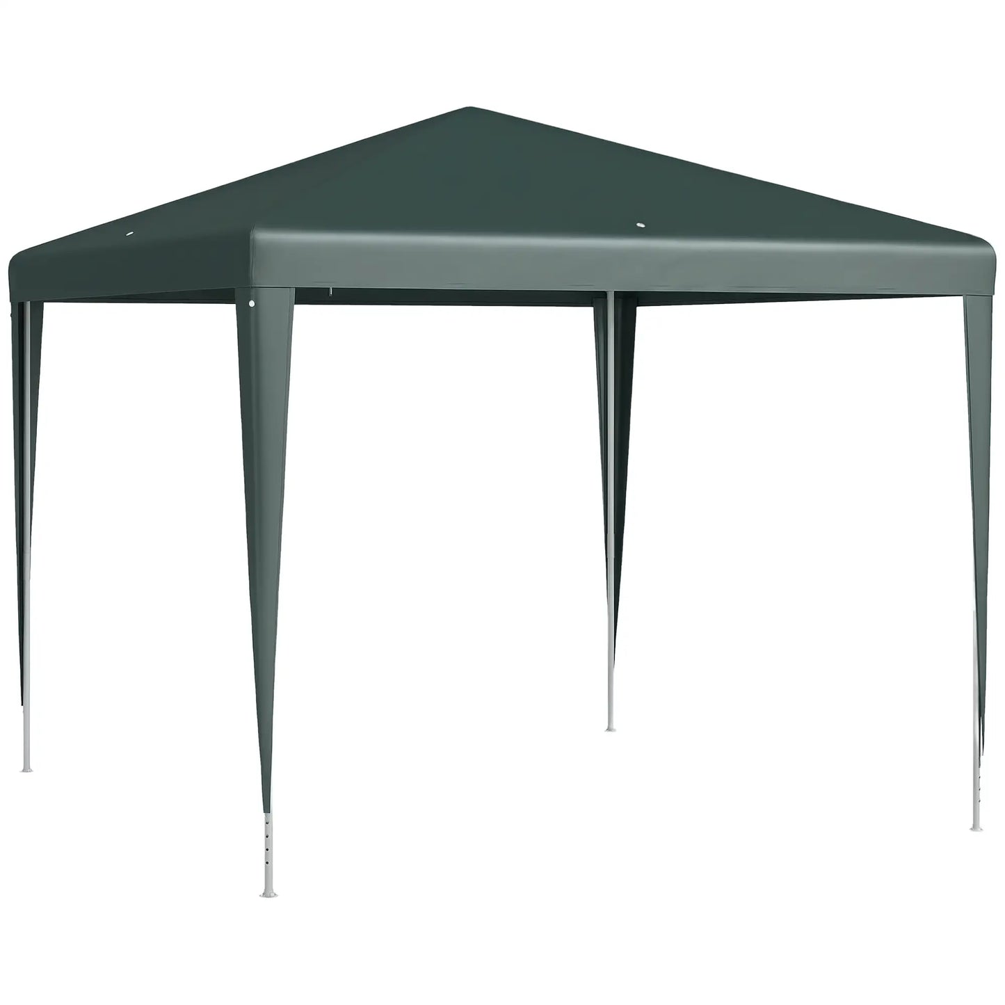 9' x 9' Portable Canopy Tent, Outdoor Sunshade for Weddings, Dark Green Canopy Tents at Gallery Canada