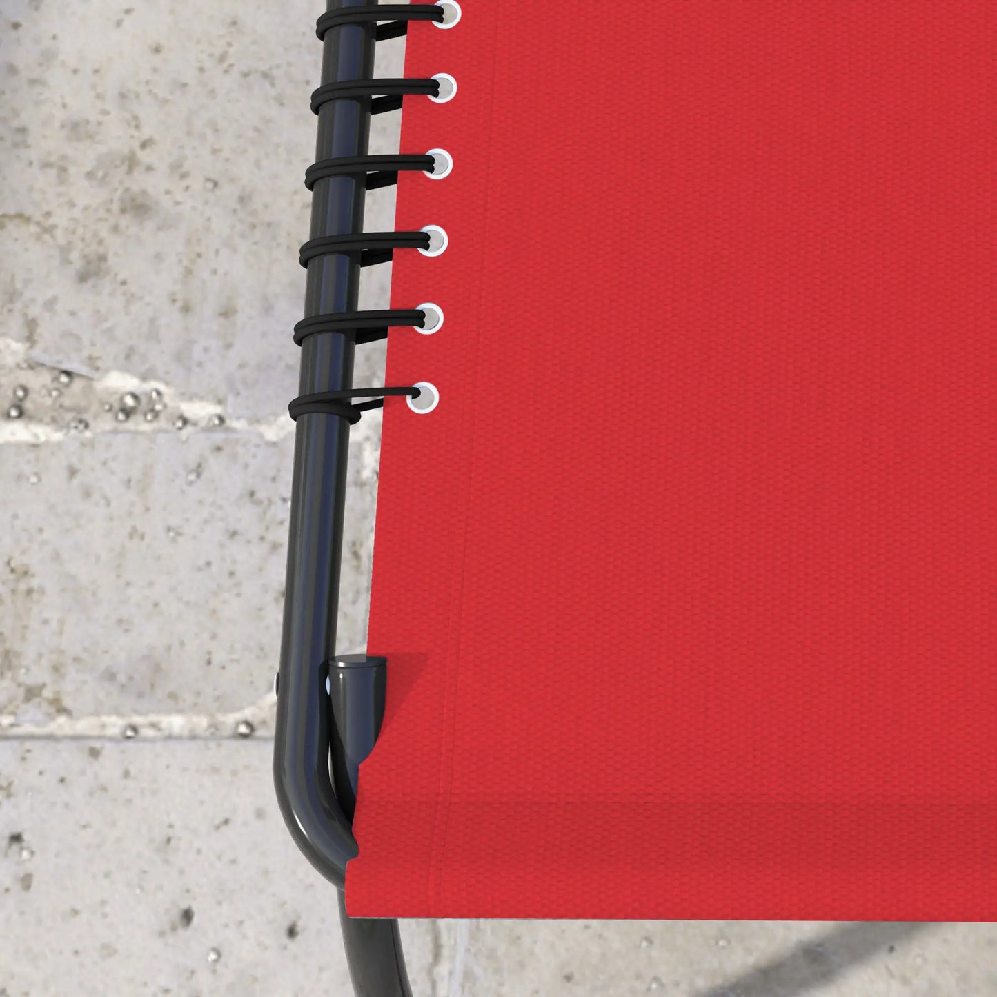 Outdoor Folding Lounge Chair, 4-Level Adjustable, Wine Red Lounger Chairs at Gallery Canada