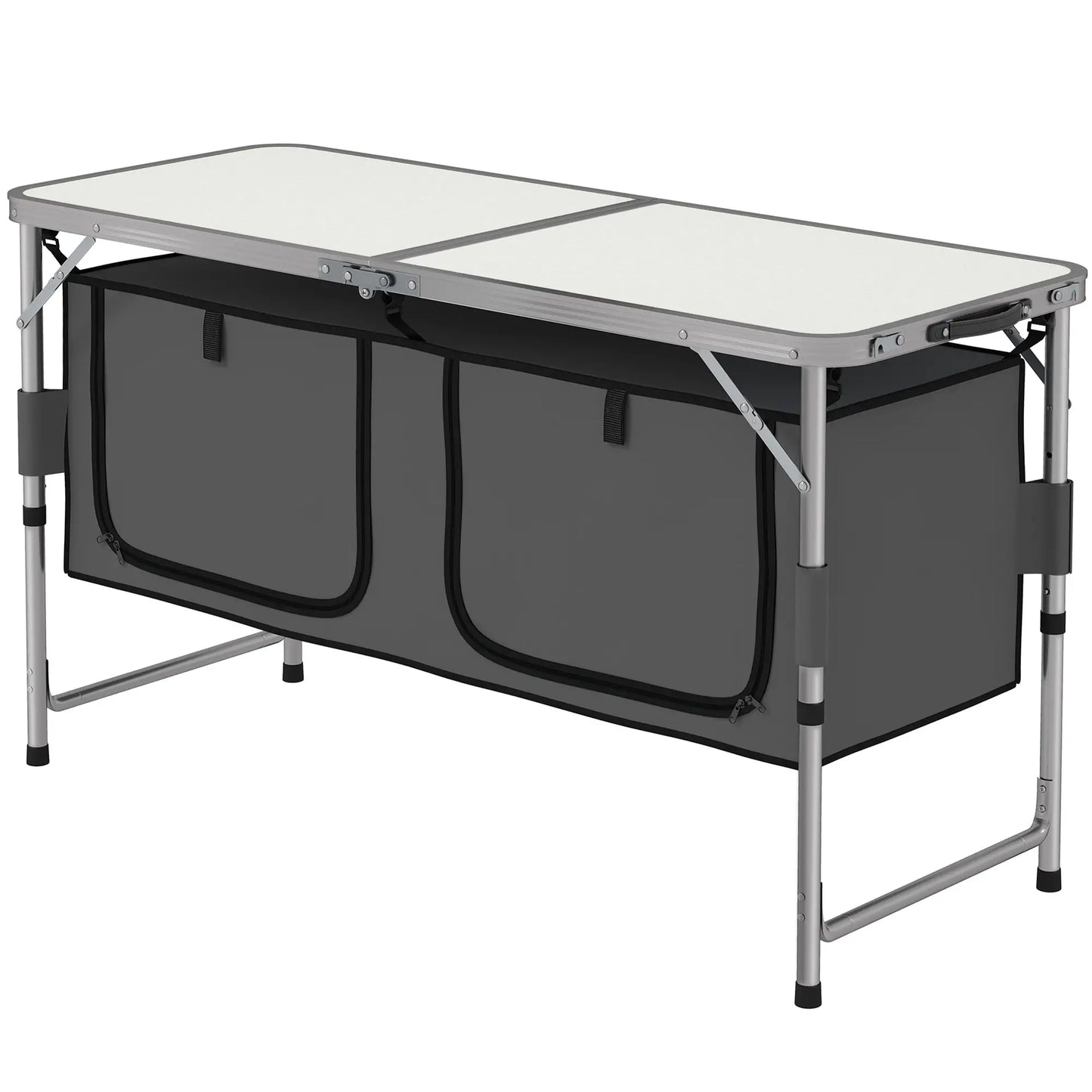 Adjustable Height Aluminum Folding Picnic Table, Outdoor Camping Picnic Tables & Camping Chairs at Gallery Canada