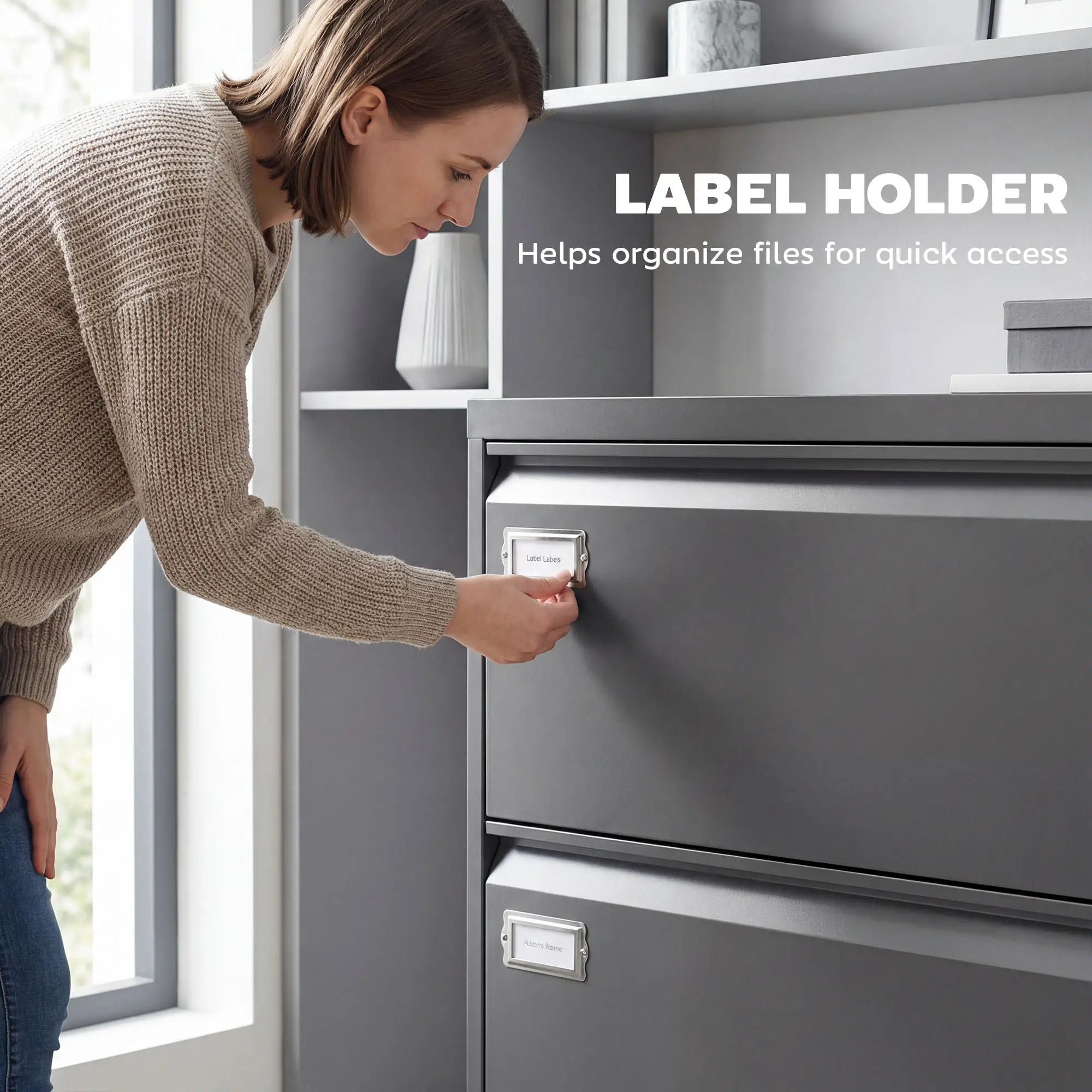 2 Drawer Lateral Filing Cabinet, Lockable Steel, A4 Letter Legal Size, Black Office Cabinets & Cupboards at Gallery Canada