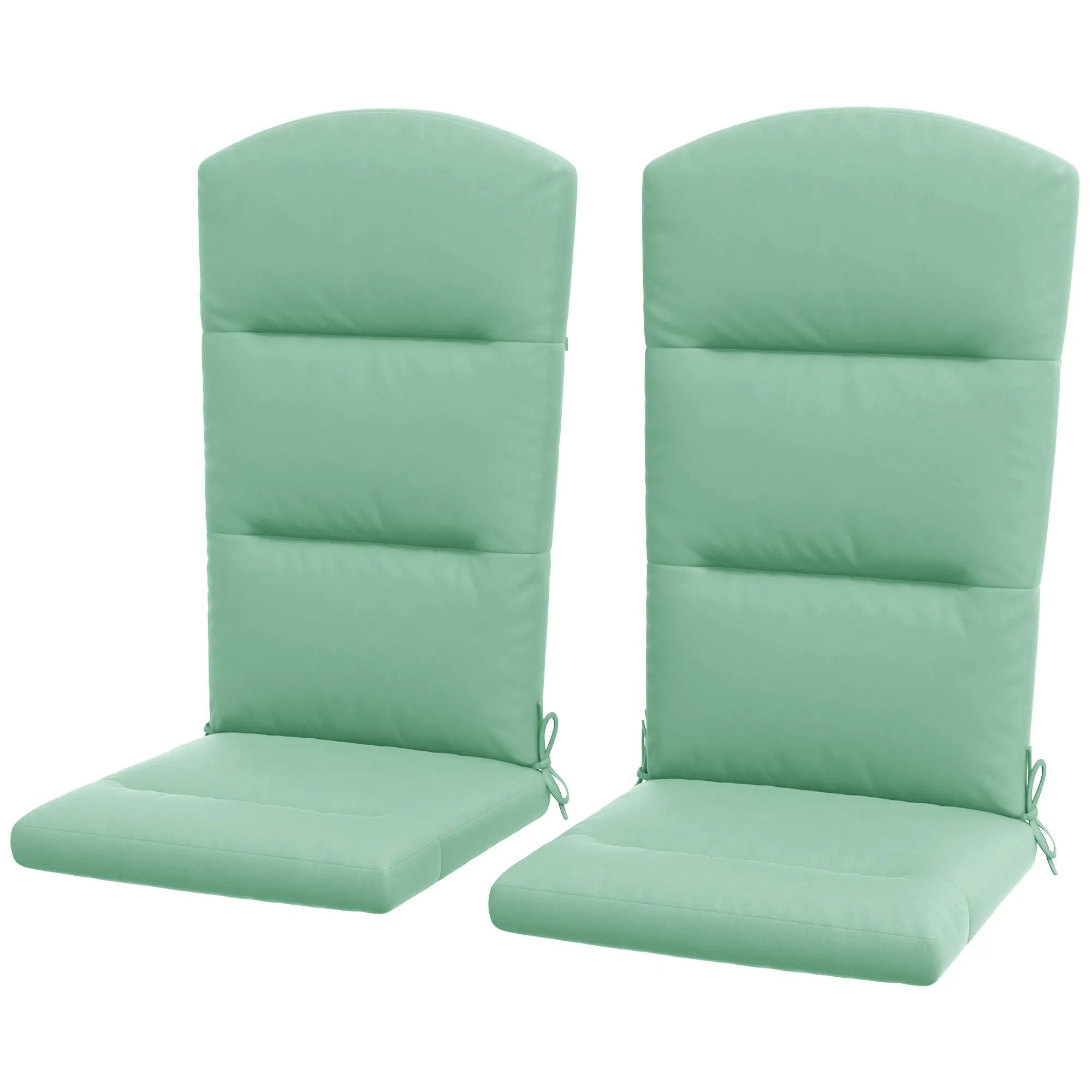 Adirondack Chair Cushions, Set of 2, Green Patio Chair Cushions Green at Gallery Canada