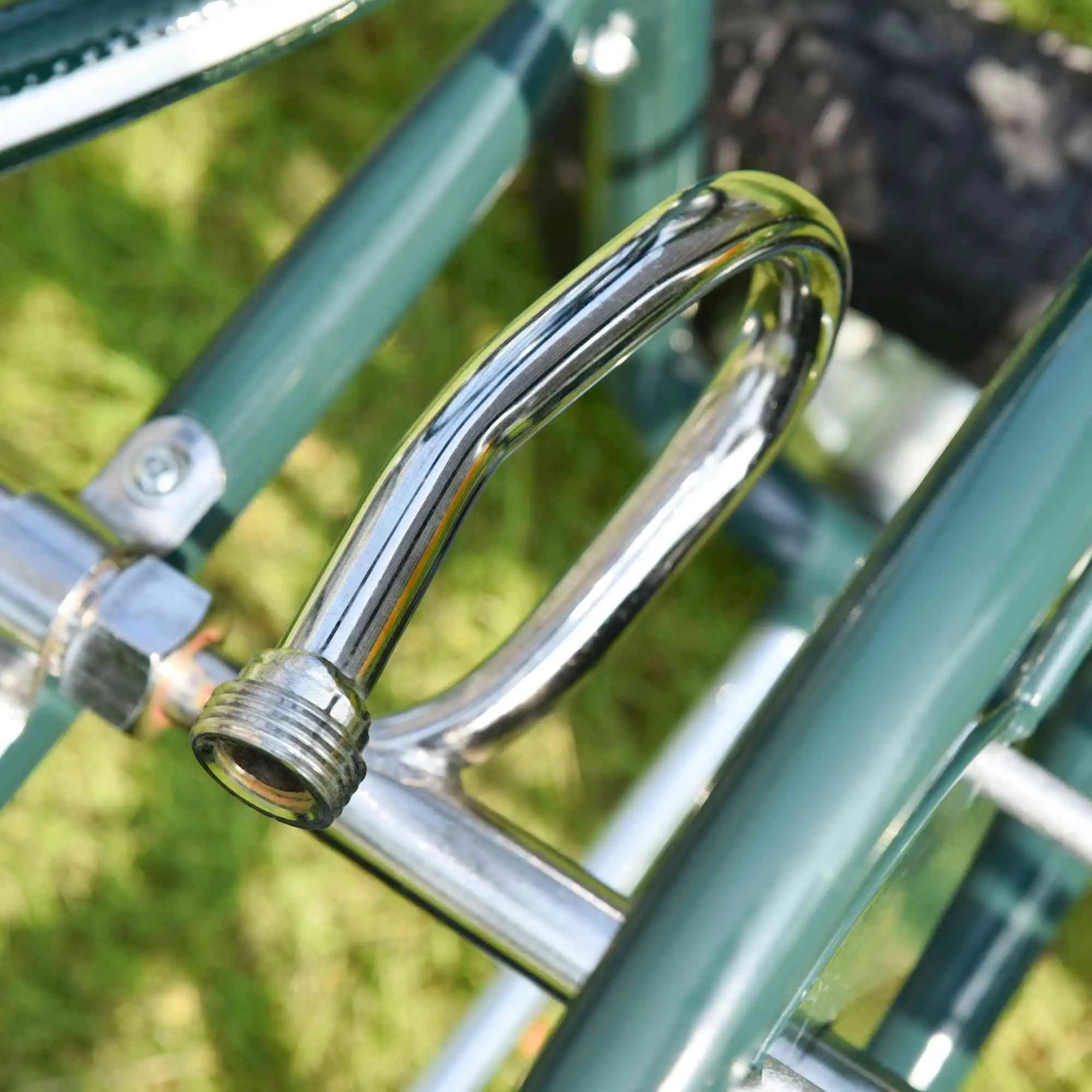 Portable Garden Hose Reel Cart, 4 Wheels, Storage Basket Folding Garden Carts at Gallery Canada