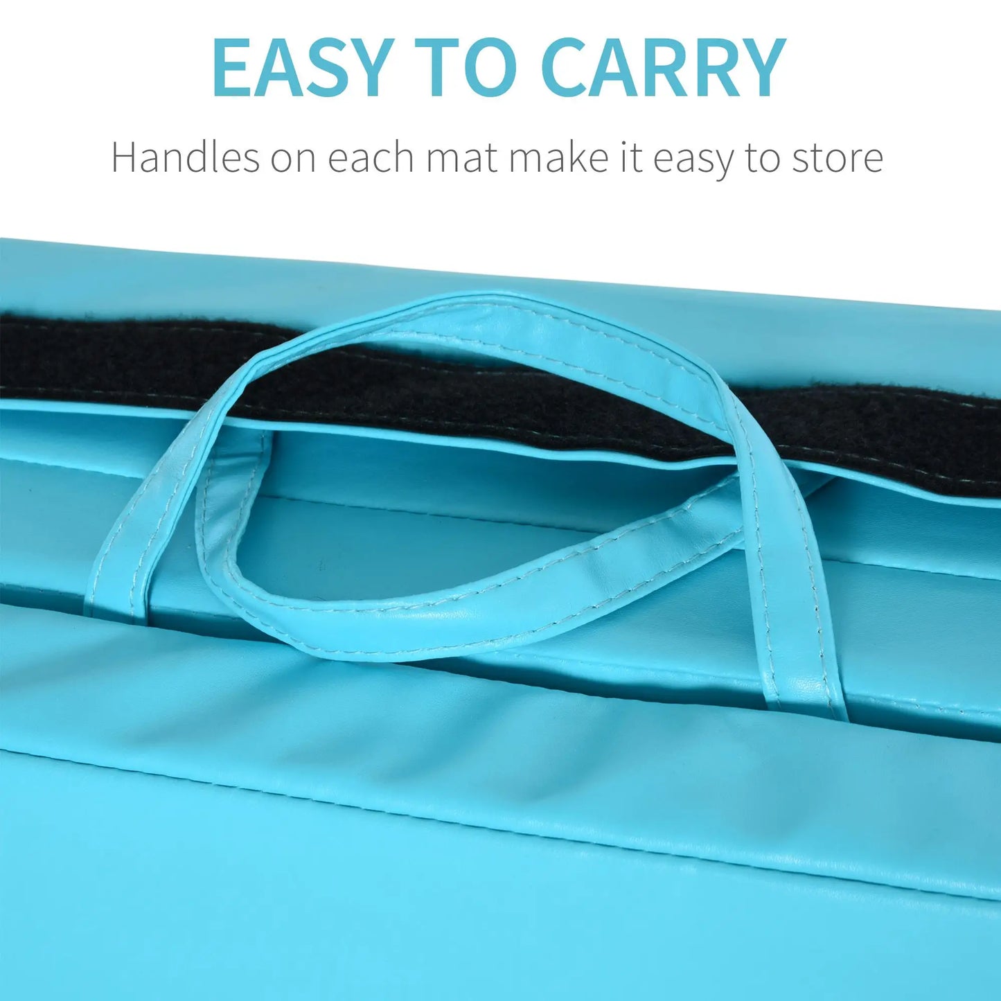 4'x8'x2" Folding Gymnastics Mat, Exercise Mat For Yoga MMA, Light Blue Gymnastics Mats at Gallery Canada